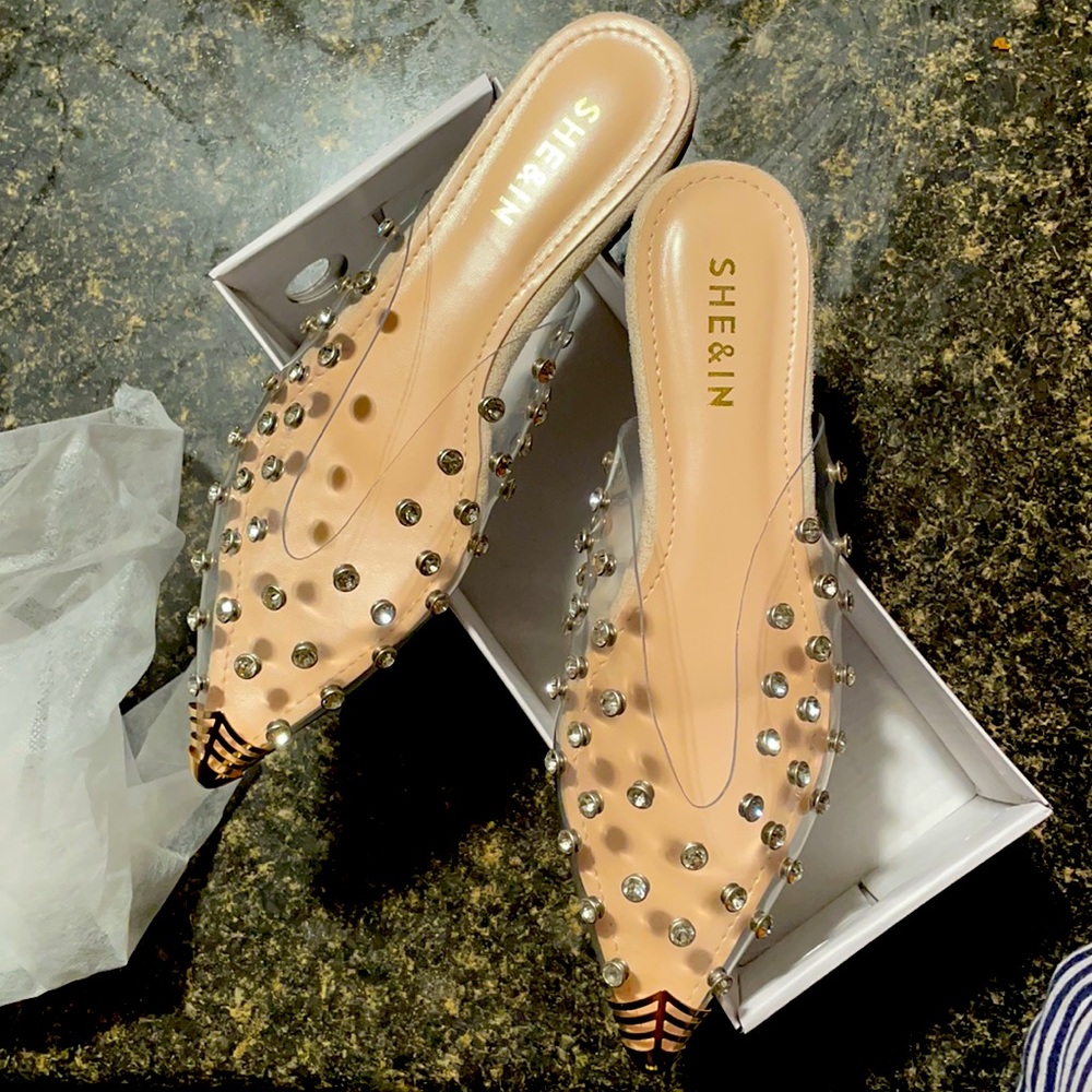 Clear Rhinestone Flats